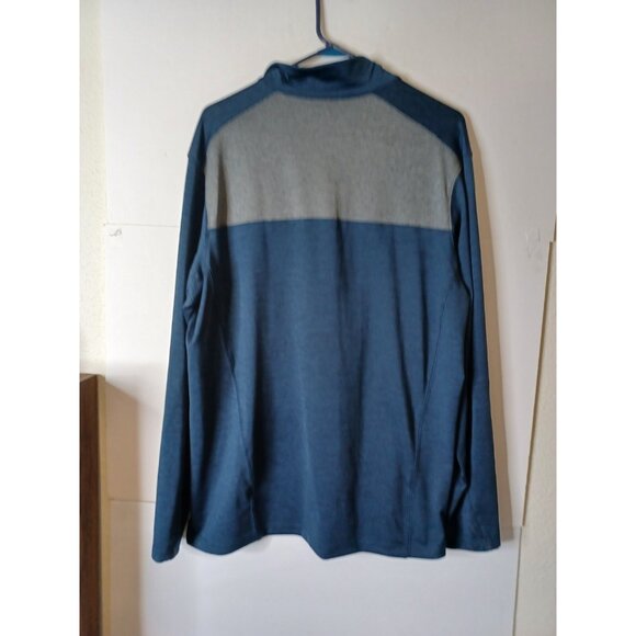 Walter Hagen Golf Polo Shirt 1/4 Zip Large Navy Blue Long Sleeve 11 Majors Men - Picture 6 of 6